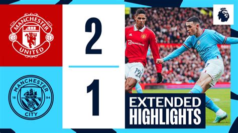 Despite losing their last league game of the season, Man City will certainly be favourites. . Man united vs man city timeline